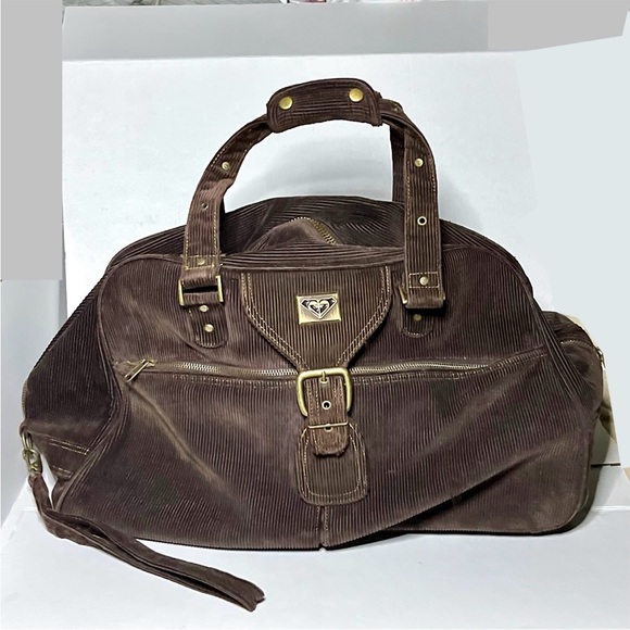 Roxy Handbags - ROXY Vintage Corduroy Travel Bag On Wheels
